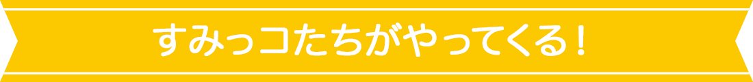 すみっコたちがやってくる！
